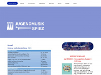 jugendmusikspiez.ch Webseite Vorschau