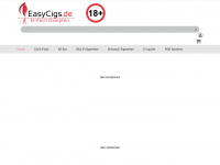easycigs.de Webseite Vorschau