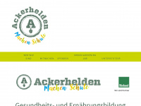 ackerheldenmachenschule.de Webseite Vorschau