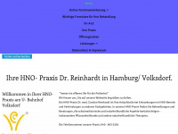hno-reinhardt.de Webseite Vorschau