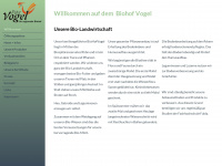 biohofvogel.de Webseite Vorschau