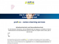 proflexx-learning.ch Webseite Vorschau