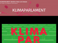 klimaparlament.org Webseite Vorschau