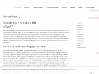 horoskoptid.se Webseite Vorschau
