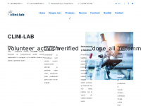 clinilab.ro Webseite Vorschau