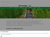 bio-garantie.hr Webseite Vorschau