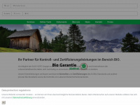 bio-garantie.it Webseite Vorschau