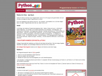 python4kids.net Webseite Vorschau