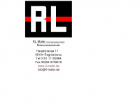 rl-maler.de Webseite Vorschau