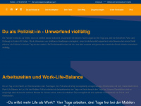 du-als-polizist.ch Webseite Vorschau
