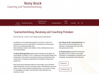 romybrock.de Webseite Vorschau