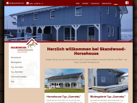 skandwood-horsehouse.de Webseite Vorschau