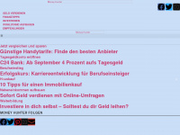 moneyhunter.live Webseite Vorschau