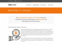 smartblockchain.at Webseite Vorschau