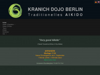 kranich-aikido.de Webseite Vorschau