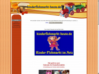kinderflohmarkt-heute.de Webseite Vorschau