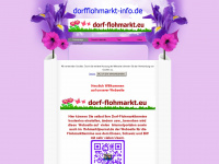 dorf-flohmarkt.eu Webseite Vorschau