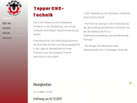 tapper-cnc.de Webseite Vorschau