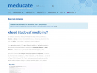 meducate.sk Webseite Vorschau