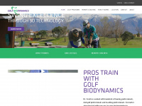 golfbiodynamics.com Webseite Vorschau