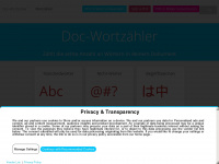 docwordcounter.com Webseite Vorschau