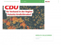 cdu-verband-region-pulsnitz-grossroehrsdorf.de Webseite Vorschau