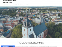 kirchgemeindemittweida.de Webseite Vorschau