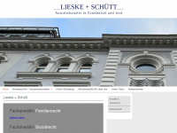 lieske-schuett.com Webseite Vorschau