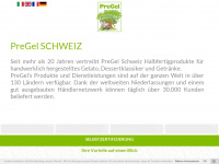 pregelswitzerland.com Webseite Vorschau