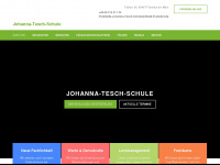 johanna-tesch-schule.de Webseite Vorschau