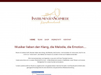 instrumentenschmiede.com Webseite Vorschau