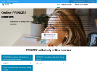 prince2-online.co.uk Webseite Vorschau