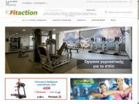fitaction.gr Webseite Vorschau