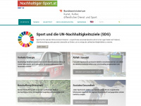 nachhaltiger-sport.at Webseite Vorschau