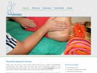 physiotherapie-geismar.de Webseite Vorschau