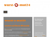 wurst-o-mat24.de Webseite Vorschau