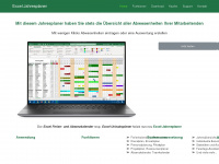 Excel-jahresplaner.com
