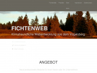 fichtenweb.de Webseite Vorschau