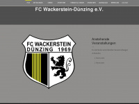 fc-wackerstein.de Webseite Vorschau