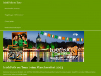 irishfolk-on-tour.de Webseite Vorschau