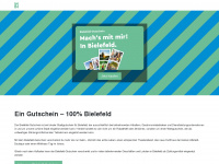 bielefeld-gutschein.de Webseite Vorschau