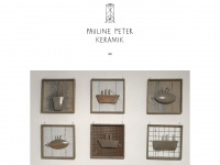 pauline-peter-keramik.de Webseite Vorschau