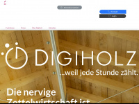 digiholz.de Webseite Vorschau