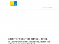 baustoffcenter.at Webseite Vorschau