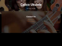 calico-ukulele.at Webseite Vorschau