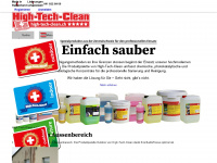high-tech-clean.ch Webseite Vorschau