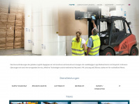 alexander-logistics.com Webseite Vorschau