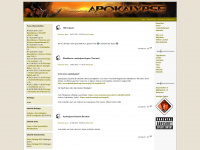 apokalypsed.org Webseite Vorschau