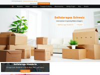 selfstorages.ch Webseite Vorschau