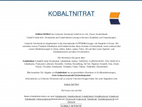 kobaltnitrat.de Webseite Vorschau
